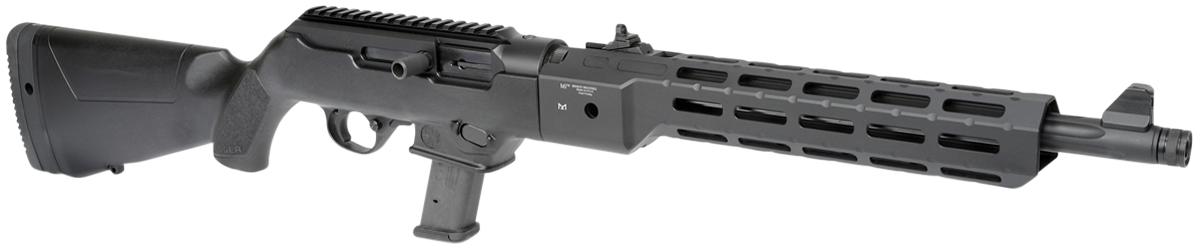 Midwest Industries Combat Ruger PC9 12" M-LOK Free-Float Handguard - Black — view 2