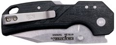 Cold Steel Engage 2.5" Folding Clip Point Plain Edge 4116 SS Black GFN — view 2