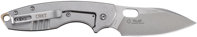 Columbia River CRKT 5317D2 Pilar III 2.97" Folding Plain D2 Steel Blade Black G10 Handle — view 2