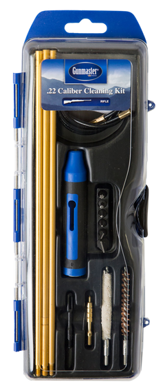 DAC GunMaster Hybrid Cleaning Kit .22 Cal Rifle 16-Piece Black/Blue — view 2