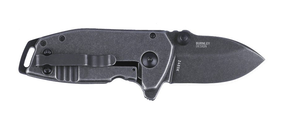 Columbia River CRKT 2485K Squid Compact 1.75" Folding Plain Stonewash — view 2