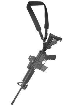 Outdoor Connection A-Tac Single-Point Sling 2" Black Elastic Webbing for Rifle/Shotgun — view 2