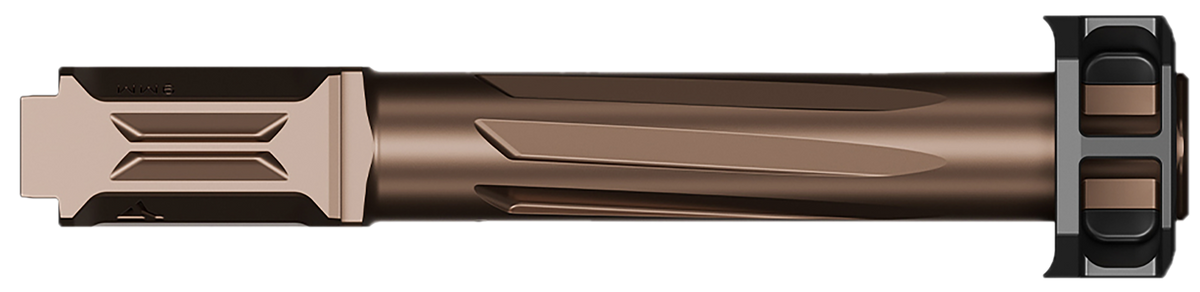 Radian Weapons Ramjet & Afterburner Glock 48 9mm 4.7" Stainless Steel Barrel Combo - Bronze — view 2