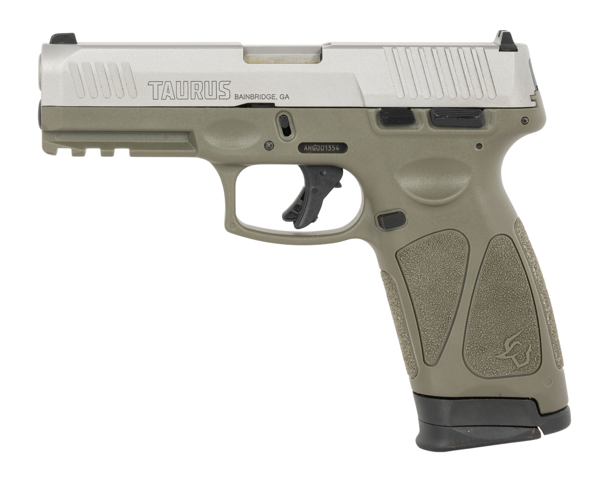 Taurus G3 9mm Luger 4" 17+1 Semi-Auto Pistol - OD Green/Stainless — view 2