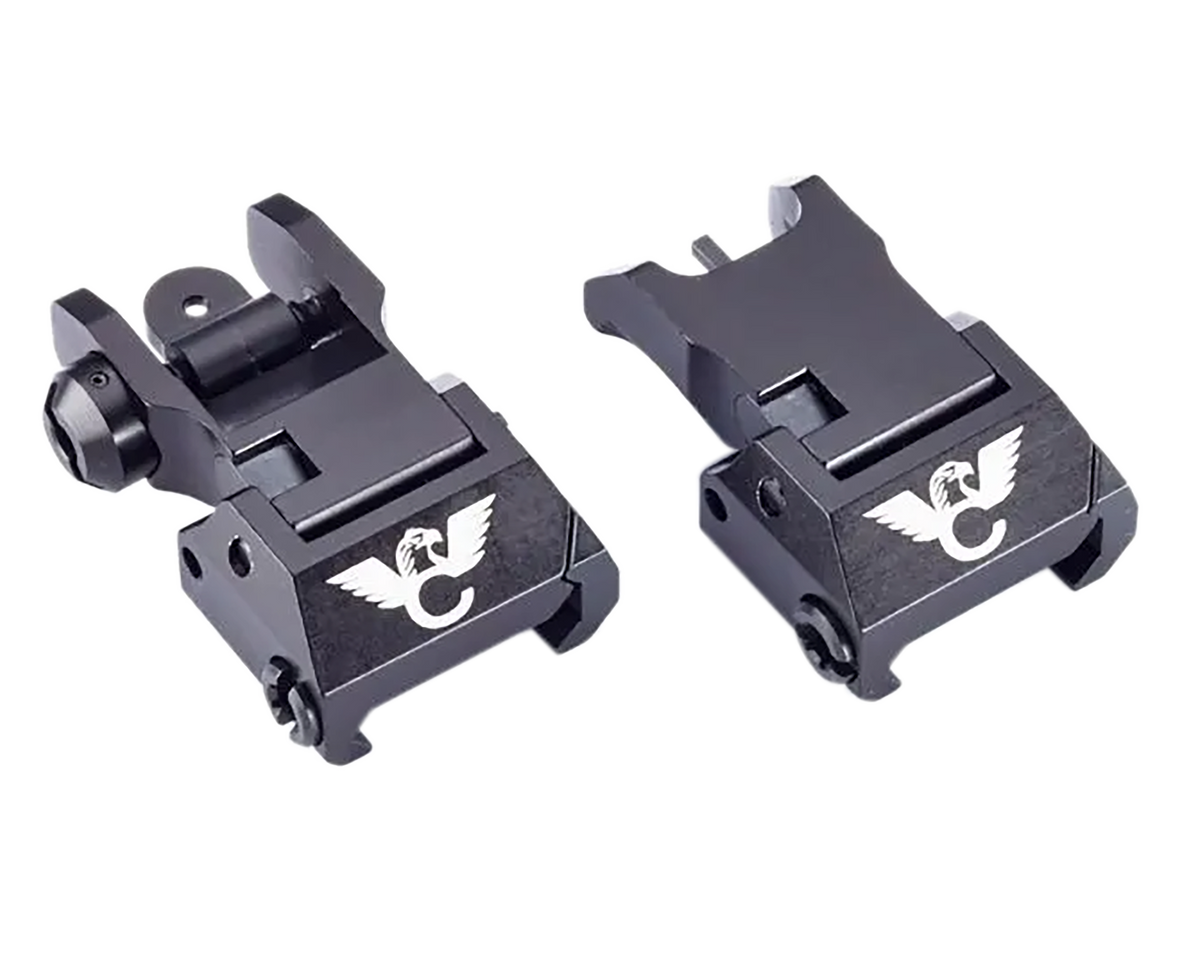 Wilson Combat TR-BUS Backup Sight Set AR-15/AR-10 Rail Mount Folding Aluminum — view 2