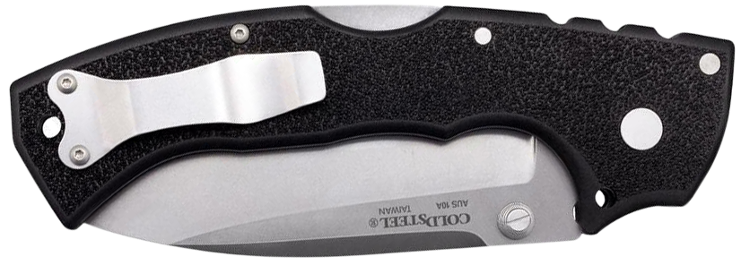 Cold Steel 4-Max Scout 4" Folding Plain Drop Point AUS-10A SS Black Griv-Ex Handle — view 2
