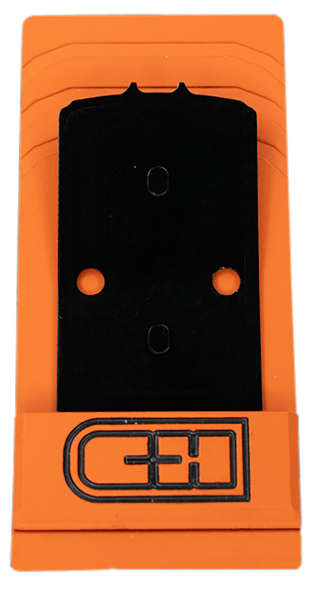 C&H Precision SGRXRSHFIL SIG P320 RX/Pro/AXG Series Red Dot Adapter Plate - Black Anodized - Trijicon/Holosun Pattern — view 2