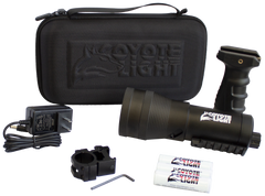 Coyote Light Pro White LED Predator Hunting Light Matte Black Aluminum 18650 Rechargeable — view 2