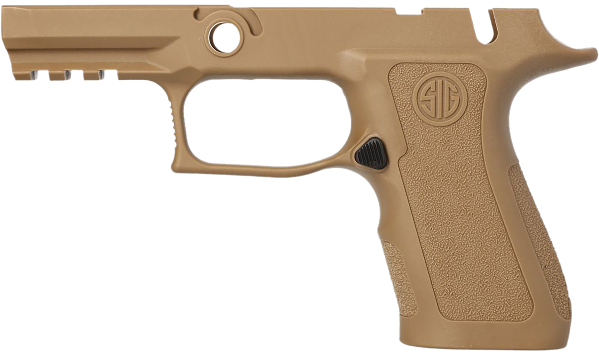 Sig Sauer P320 Compact Coyote Tan Polymer Grip Module - Manual Safety — view 2