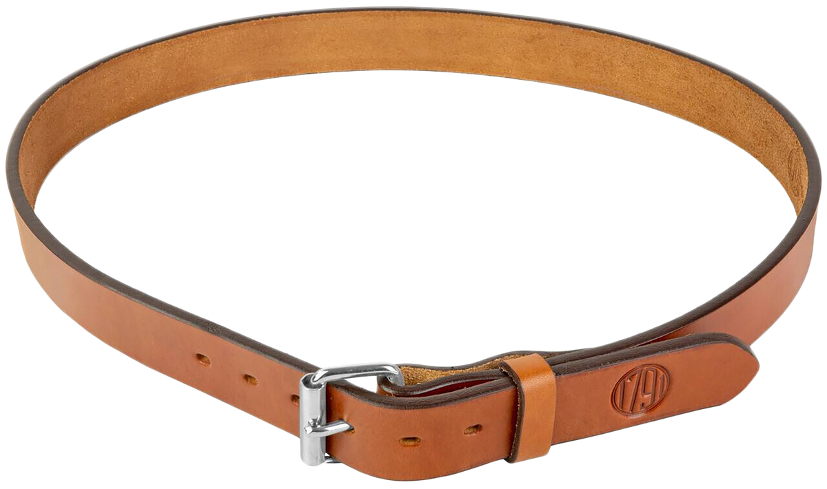 1791 Gunleather BLT-01 Gun Belt Classic Brown Leather 38/42 1.50" Buckle Closure — view 2