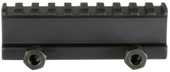 TruGlo TG8990B Picatinny Riser Mount 1" Rise 4" AR-15 Black Matte Anodized — view 2
