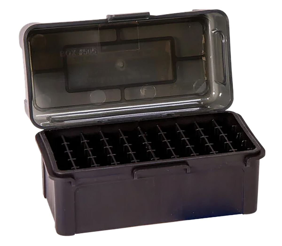 Frankford Arsenal Hinge-Top Ammo Box .17/.204/.223 Cal 50-Rd Polymer Black — view 2