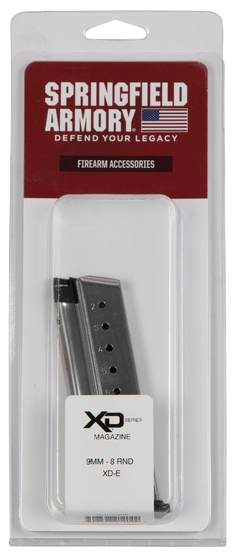 Springfield Armory XDE0908 XD-E 9mm Luger 8-Rd Stainless Steel Pistol Magazine — view 2