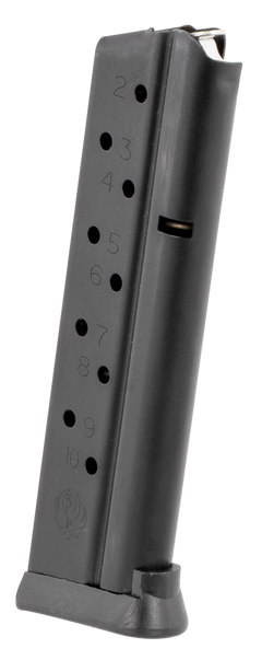 Ruger SR1911 Competition 9mm Luger 10rd Black Nitride Steel Magazine — view 2