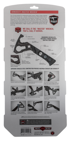 Real Avid Armorer's Master Wrench AR-15 Stainless Steel Multi-Tool — view 2