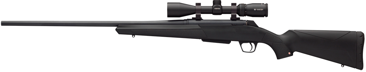 Winchester XPR Scope Combo 300 Win Mag 26" 3+1 Bolt-Action Rifle Matte Blued Synthetic Right Hand Vortex Crossfire II 3-9x40mm — view 2
