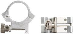 Weaver Mounts Quad Lock Detachable Scope Rings 1" High Silver Aluminum - Quick Detach — view 2
