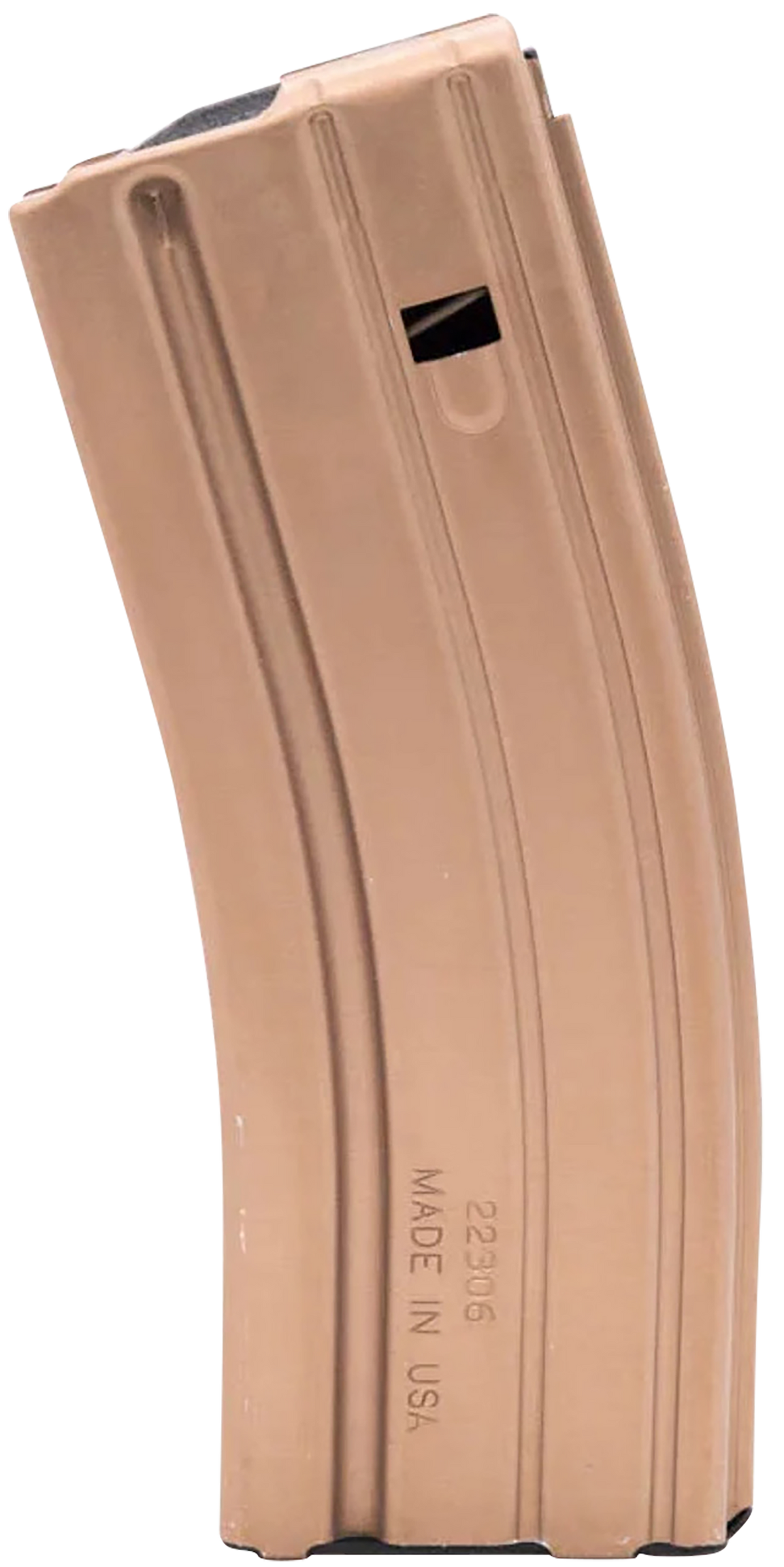 DuraMag Speed AR-15 223 Rem/300 Blackout/5.56x45mm NATO 30rd Aluminum Magazine - Bronze w/ Black Follower — view 2