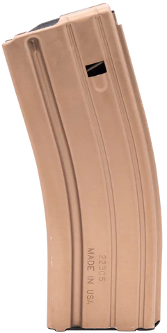 DuraMag Speed AR-15 223 Rem/300 Blackout/5.56x45mm NATO 30rd Aluminum Magazine - Bronze w/ Black Follower — view 2