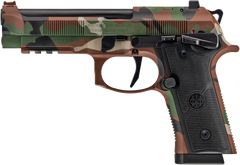 Beretta USA 92XI SAO Combat 9mm Luger 4.7" 15+1 Semi-Auto Pistol - BDU Cerakote — view 2