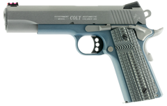 Colt Mfg 1911 Competition 45 ACP 5" 8+1 SAO Pistol - Blue Titanium Frame — view 2