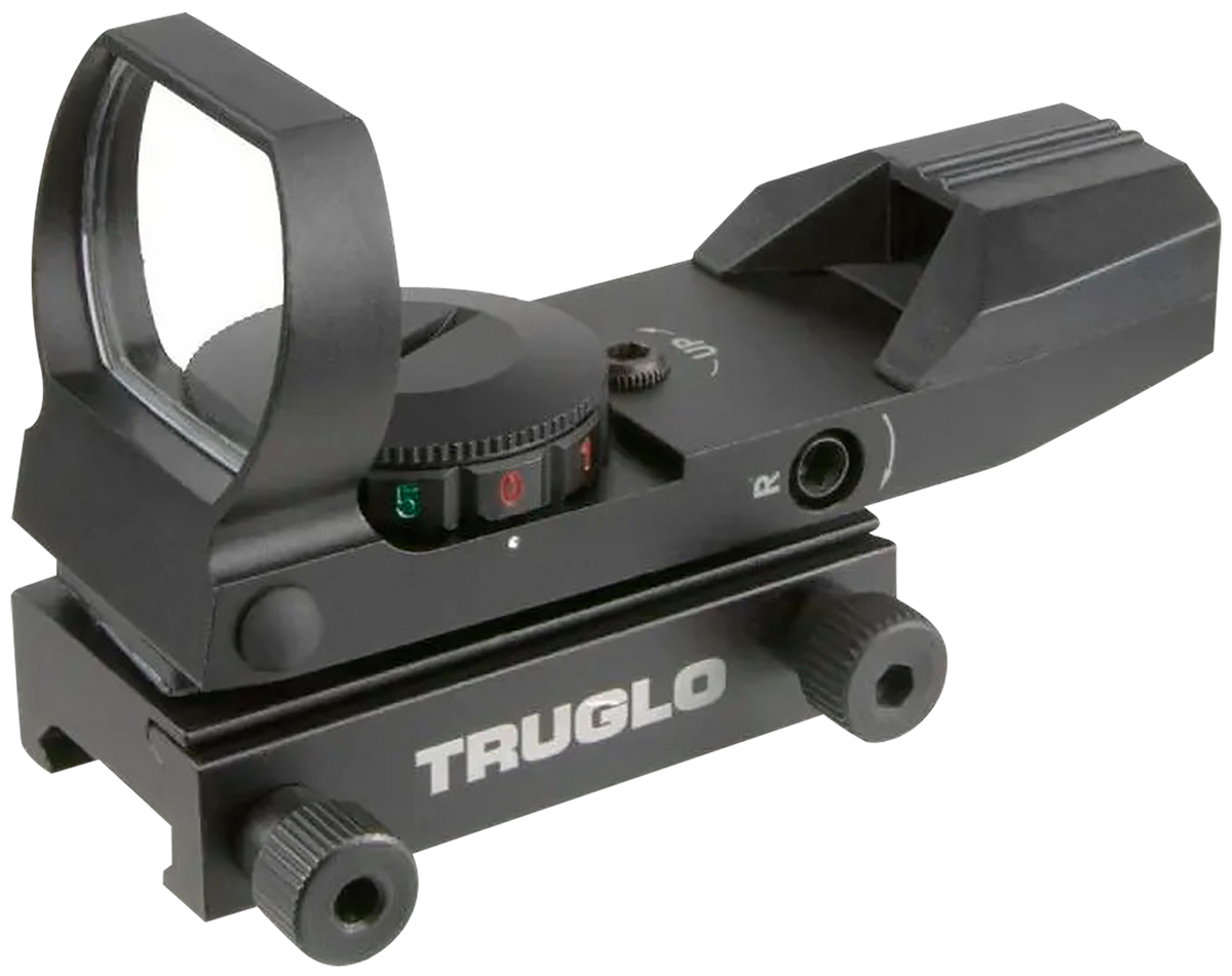 TruGlo TG8370B Open Dot Sight 1x 34mm 5 MOA Dual Red/Green Illuminated Reticle - Black Anodized — view 2