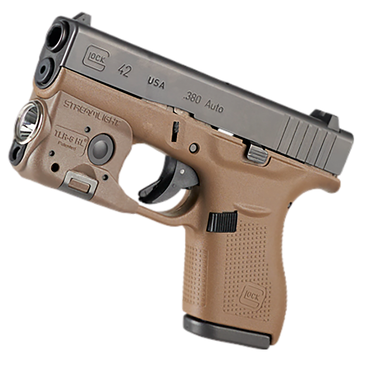Streamlight TLR-6 HL G 300 Lumens White LED/Green Laser Pistol Light - Flat Dark Earth - Glock 42/43/43X/48 — view 2