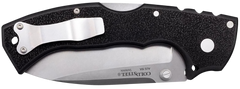 Cold Steel 4-Max Scout 4" Folding Drop Point Plain AUS-10A Stonewashed Black Griv-Ex — view 2