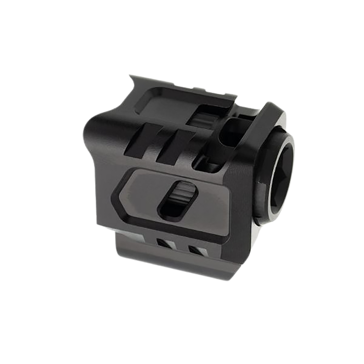 Tyrant CNC Glock 43/43X Compensator 9mm Luger Black Aluminum — view 2