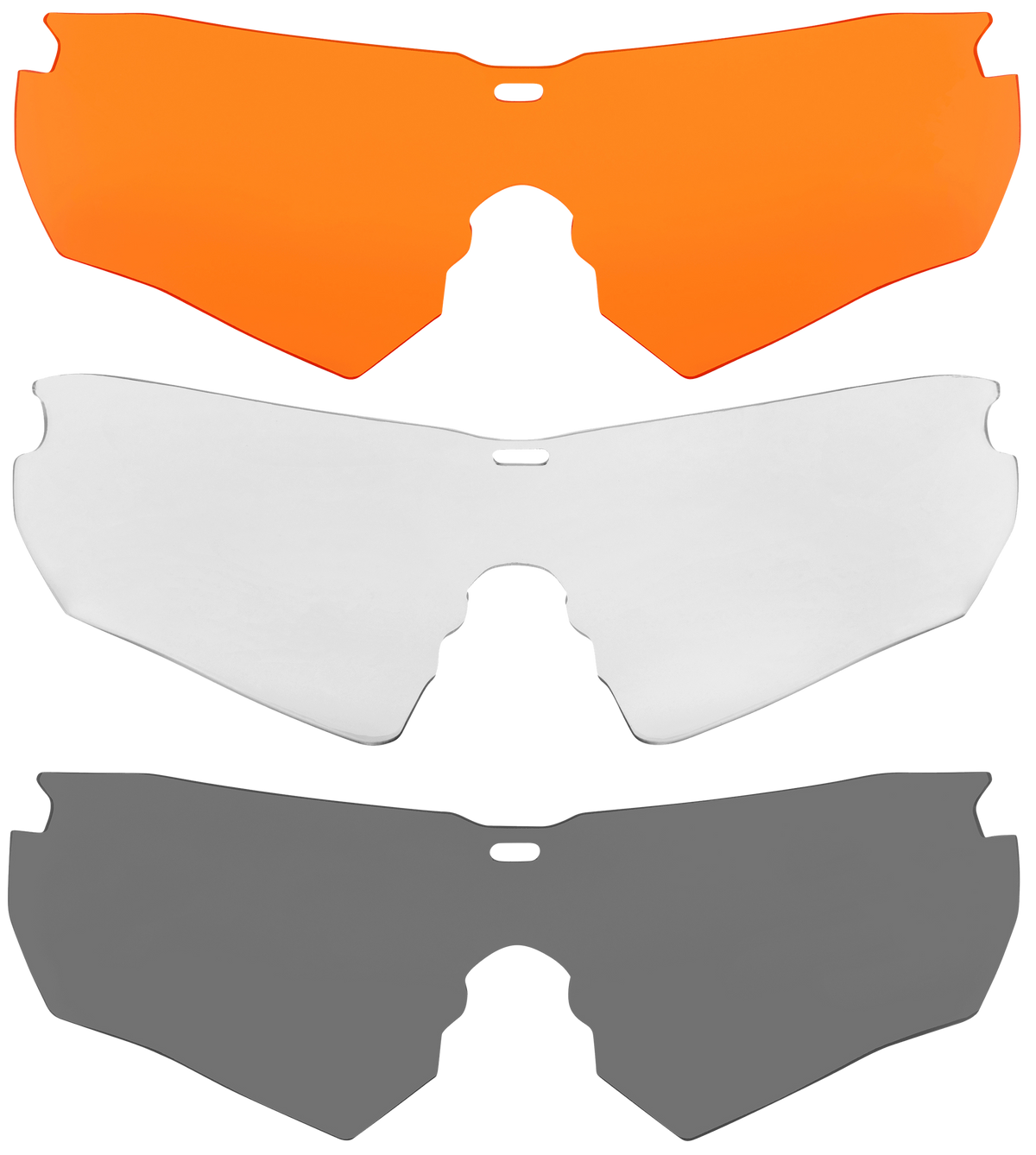 Allen 4190 Ultrx Admiral Safety Glasses 3-Pack - Clear/Amber/Smoke Lenses — view 2