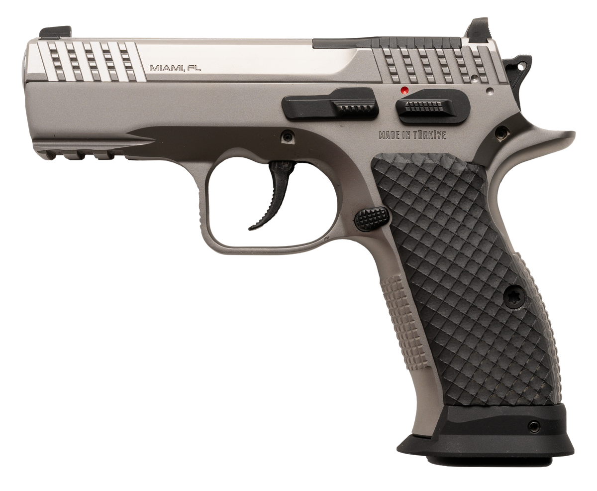 SAR USA 7/24 9mm Luger 4.40" 17+1 DA/SA Semi-Auto Pistol - Stainless — view 2