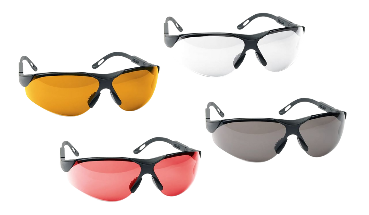 Walkers Game Ear Sport Glasses Elite Gray Lens Polycarbonate Black Half Frame — view 2