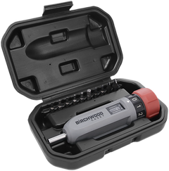 Birchwood Casey TRQW Armorer's Torque Wrench Set 10-70 in-lb Gray/Red w/ Multi-Piece Bit Set — view 2