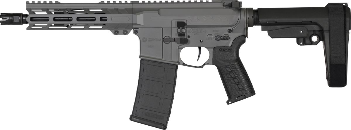 CMMG Banshee Mk4 300 Blackout 8" 30+1 Semi-Auto Pistol - Tungsten Cerakote — view 2