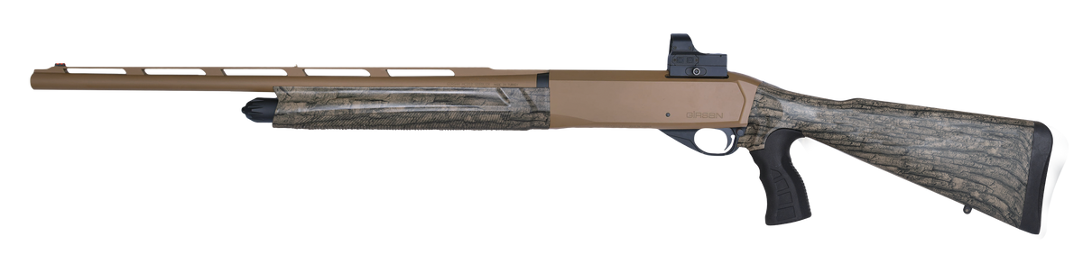 EAA Girsan MC312 Gobbler 12 Gauge 24" 3.5" 5+1 Semi-Auto Pistol Grip Shotgun - Camo & Bronze Cerakote - Includes Red Dot — view 2