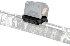 Warne 6112M Red Dot Reflex Mount Shotgun Rib Black Anodized Aluminum - ACRO Interface — view 2