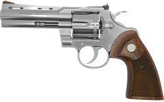 Colt Mfg Python 357 Mag/38 Special 4.25" 6-Shot DAO Revolver - Stainless Walnut Grip — view 2