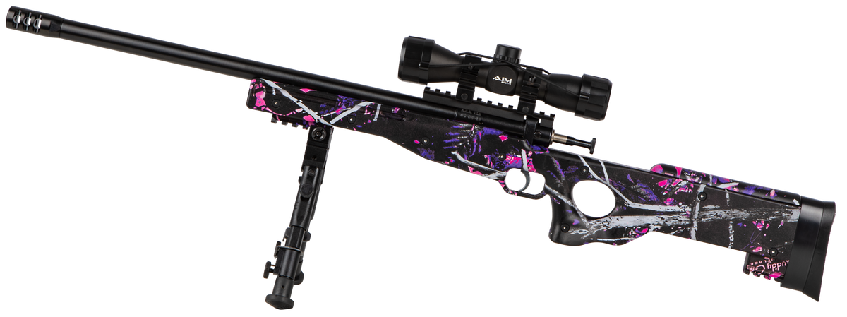 Crickett KSA2148 Precision Package 22 LR 16.12" 1-Rd Bolt Action Rifle - Muddy Girl Camo Stock — view 2