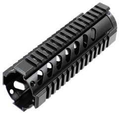 Aim Sports MT060 AR-15 7" Carbine Length Free Float Quad Rail Handguard - Black Anodized Aluminum — view 2