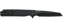 Columbia River LCK + 3.24" Folding Tanto Plain Black Oxide 8Cr13MoV SS Black GRN Knife — view 2