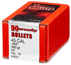 Hornady InterLock 45 Cal .458 300 gr Hollow Point Reloading Bullets - 50/Box — view 2