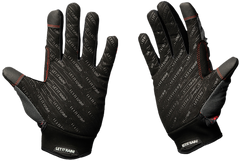 Black Rain Ordnance Tactical Gloves Black/Gray Large Velcro — view 2