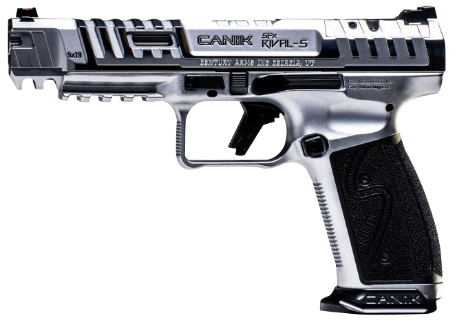 Canik SFx Rival-S 9mm Luger 5" 18+1 Semi-Auto Pistol - Chrome — view 2