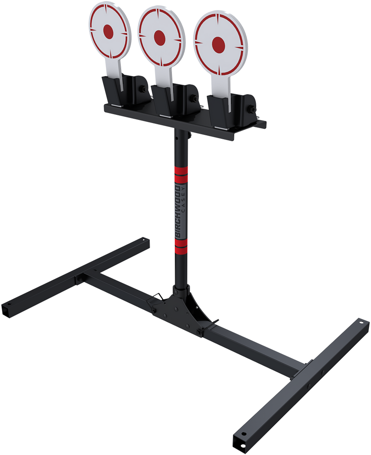 Birchwood Casey 3TPR 3-Plate Plate Rack 6" AR500 Steel Standing Auto-Reset Target — view 2