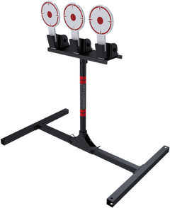 Birchwood Casey 3TPR 3-Plate Plate Rack 6" AR500 Steel Standing Auto-Reset Target — view 2