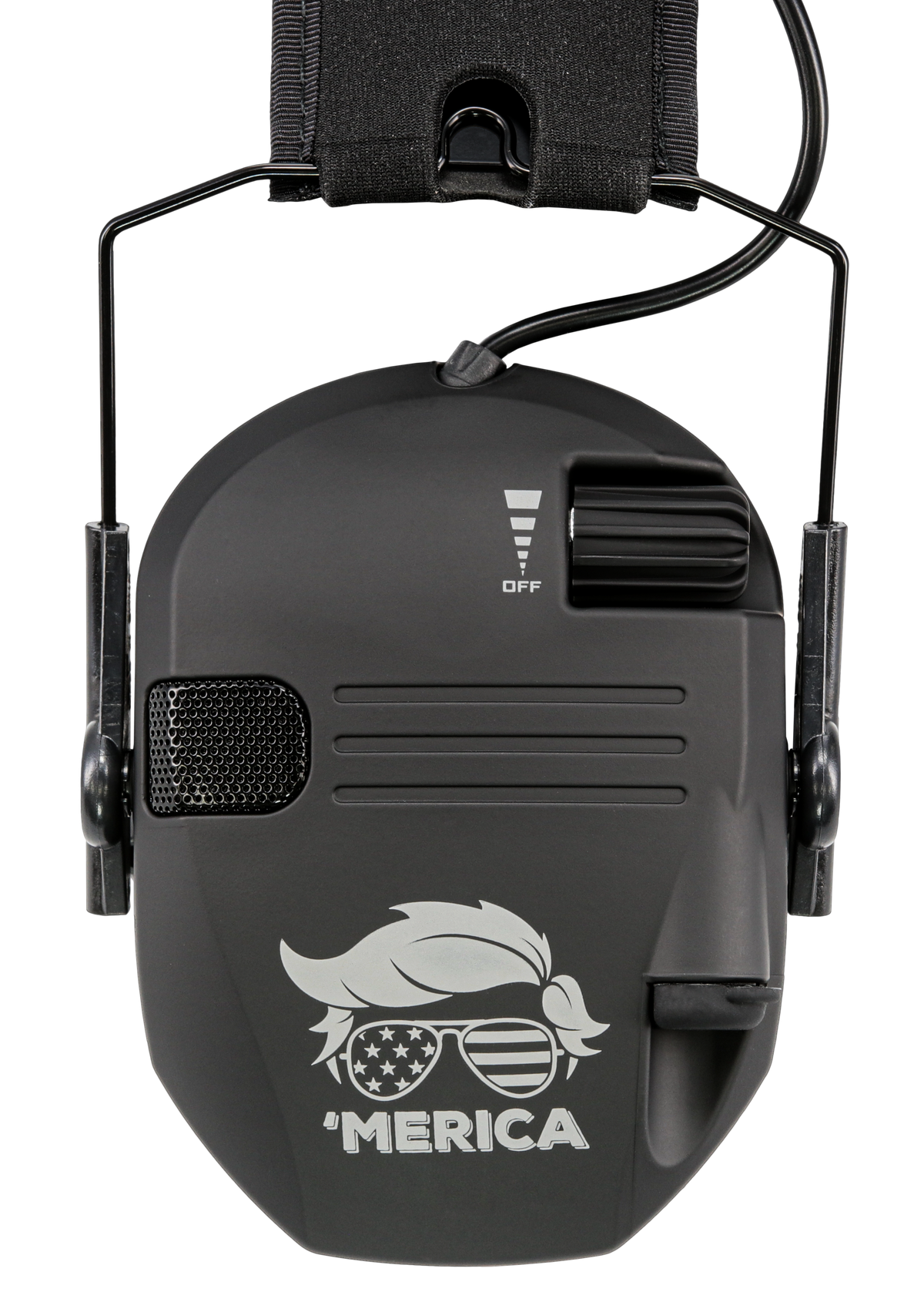 Walkers Game Ear Razor Merica 23 dB Over the Head Black Hearing Protection — view 2