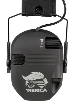 Walkers Game Ear Razor Merica 23 dB Over the Head Black Hearing Protection — view 2