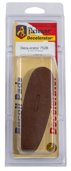 Pachmayr 01414 Decelerator Old English Recoil Pad Small Brown Rubber for Shotgun — view 2