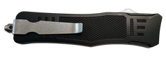 Xcaliber Knife Company 380 ACP Medium 3.25" OTF Part Serrated Black 440C SS - 4.64" Steel Handle — view 2