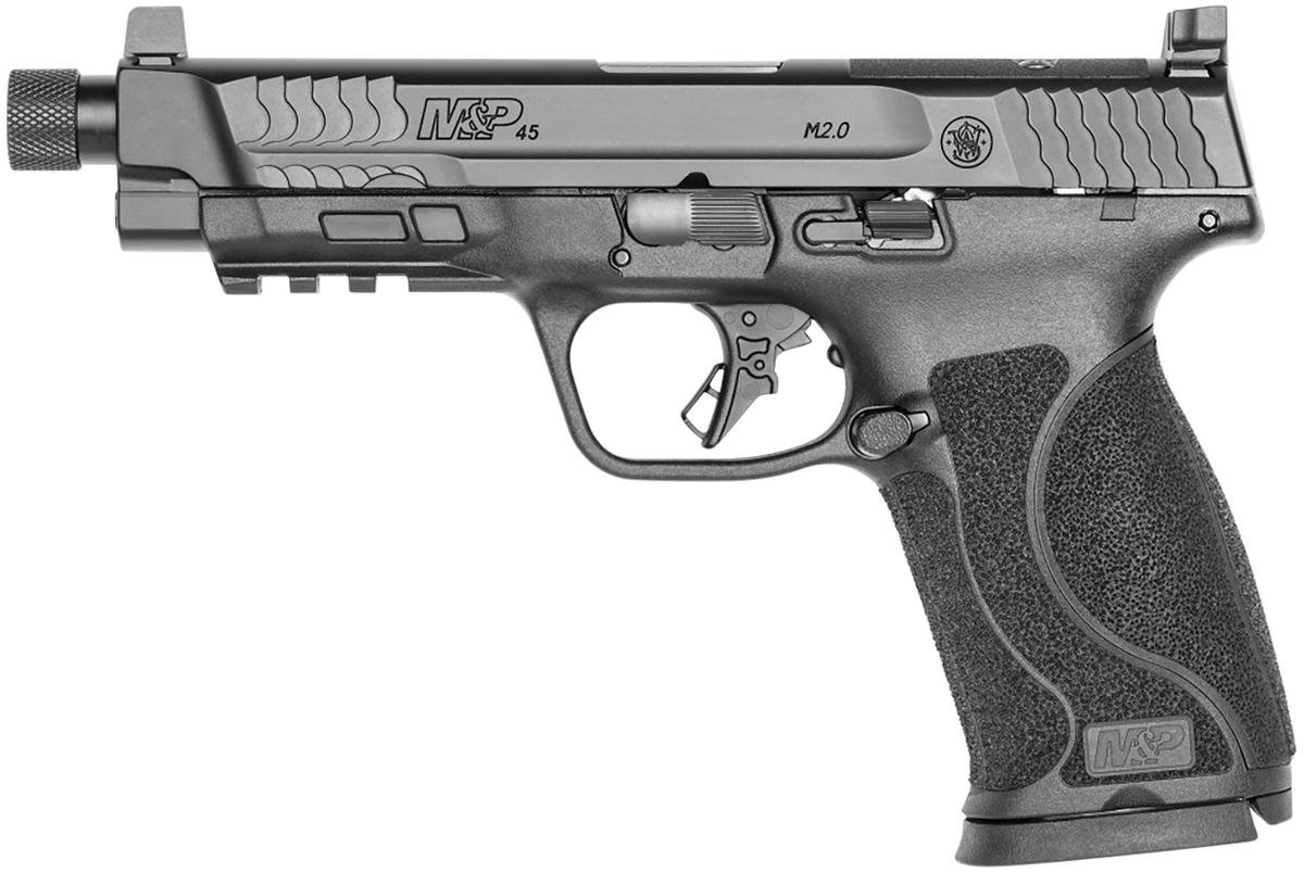 Smith & Wesson M&P45 M2.0 45 ACP 5.12" 10+1 Striker-Fired Pistol - Threaded Barrel/Optic Ready — view 2